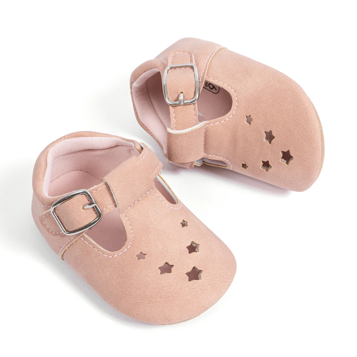 ربيع الخريف طفلة أحذية المشي غير رسمية جميلة ثلاثية الأبعاد فراشة ونجمة صغيرة لينة عدم الانزلاق المطاط وحيد طفل مشوا لأول مرة #3