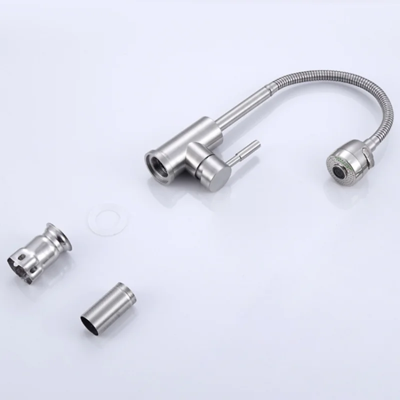 304 Stainless Steel Kitchen Sink Sink Two-position Switch Hot&Cold Universal Shower Faucet