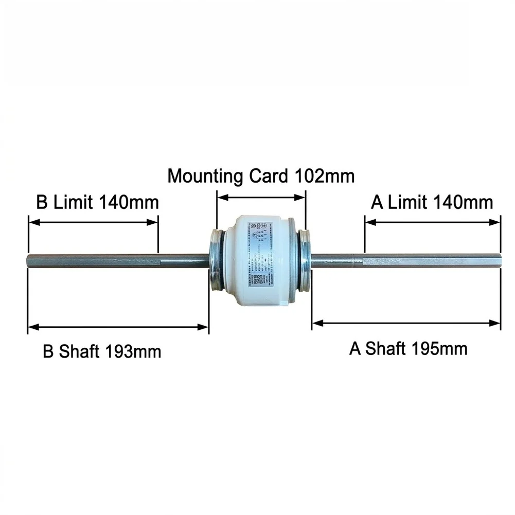 Air Conditioner Motor White Indoor Fan Motor Brushless DC Technology Energy Efficient Operation Metal Construction
