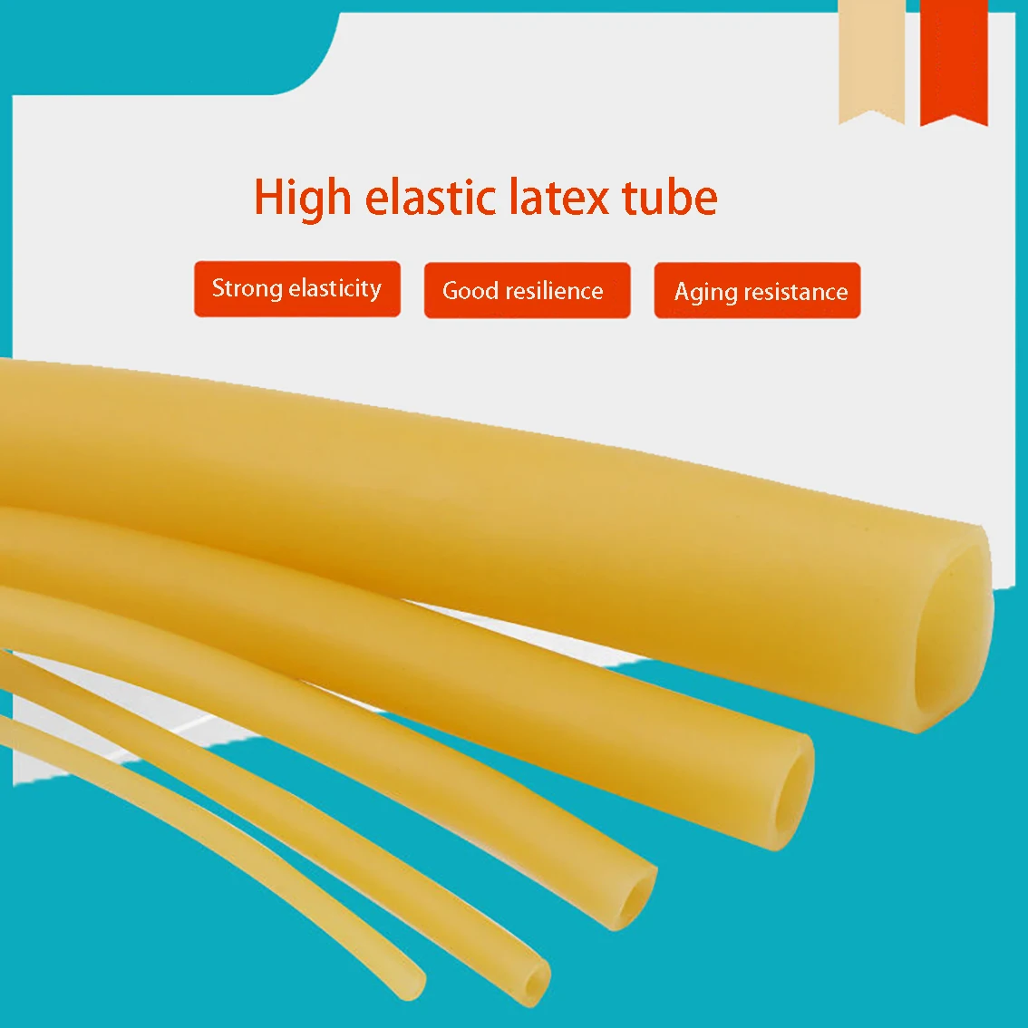 

Natural Latex Rubber Hose High Elasticity Surgical Medical Tube Catapult Inner Diameter 3 4 5 6 8 10 12 15mm