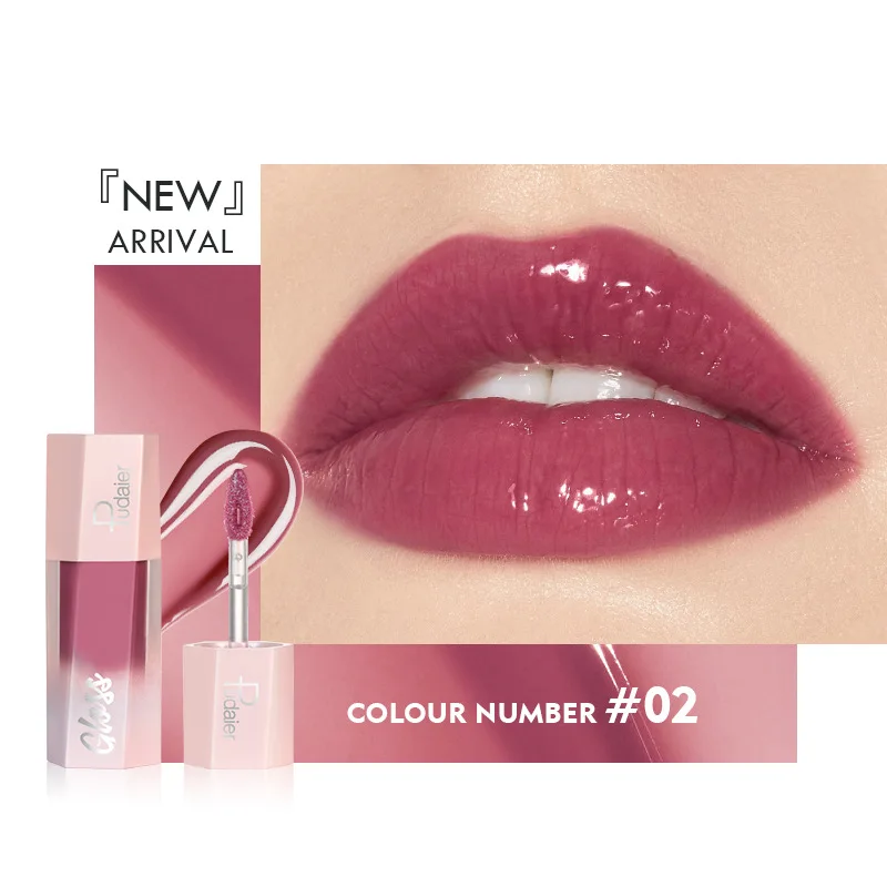 リキッドリップスティック,きらびやかな仕上がり,滑らかで長持ち,防水リップオイル,女性向けの豪華なメイクアップギフト