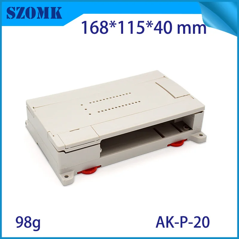 Kép 3: 1piece abs Alakítható Anyagias ligh Szürke színben enclosures Lárma Karfa Alakítható enclosures Lárma rial Loggia 168x115x40mm csipesz szomk esetben