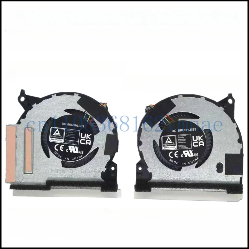 

For Asus Rog Ally RC71L 2023 13NR0GY0M01011 13NR0GY0M02011 6033B0124601 6033B0124501 New Cooling Fan Handheld Console PC Parts