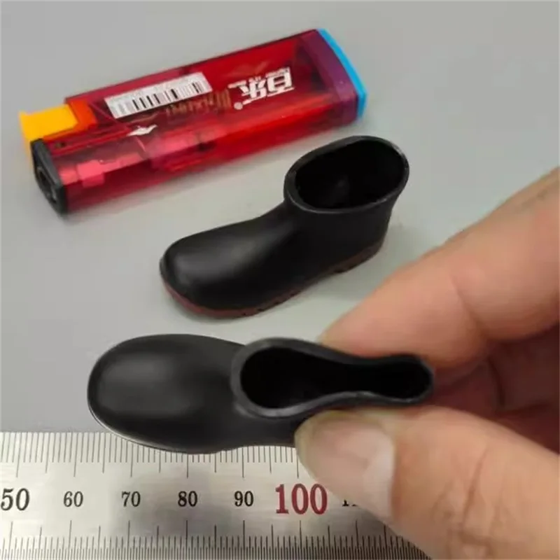 1/6 maschio femmina soldato scarpe protettive nere accessori modello cavi di alta qualità adatti al corpo della figura d'azione da 12 pollici disponibile