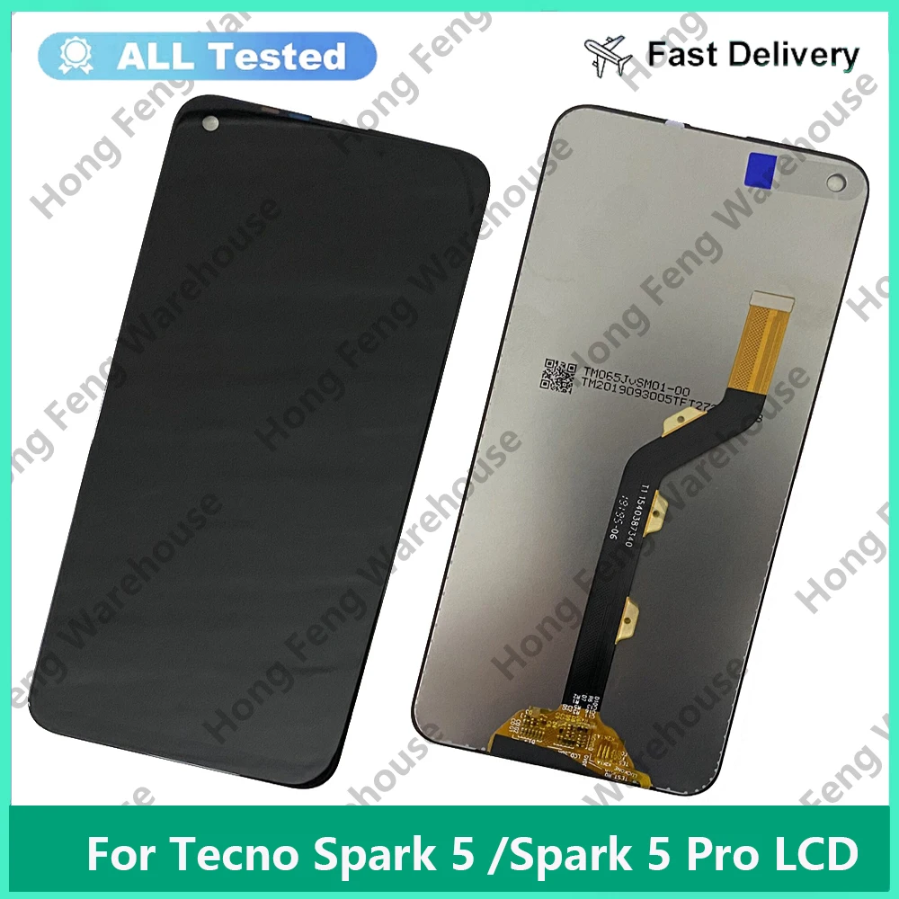 

6.6" For TECNO Spark 5 KD7S KD7H LCD Display Touch Screen Digitizer Assembly pantalla For TECNO Spark 5 Pro KD7 LCD