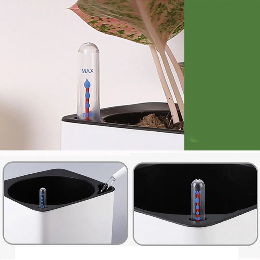 

1pcs Level Indicator Plastic Float Gauge For Flower Pots Plants Water Meter Outdoor Indoor Water Shortage Reminder Depth Gauge