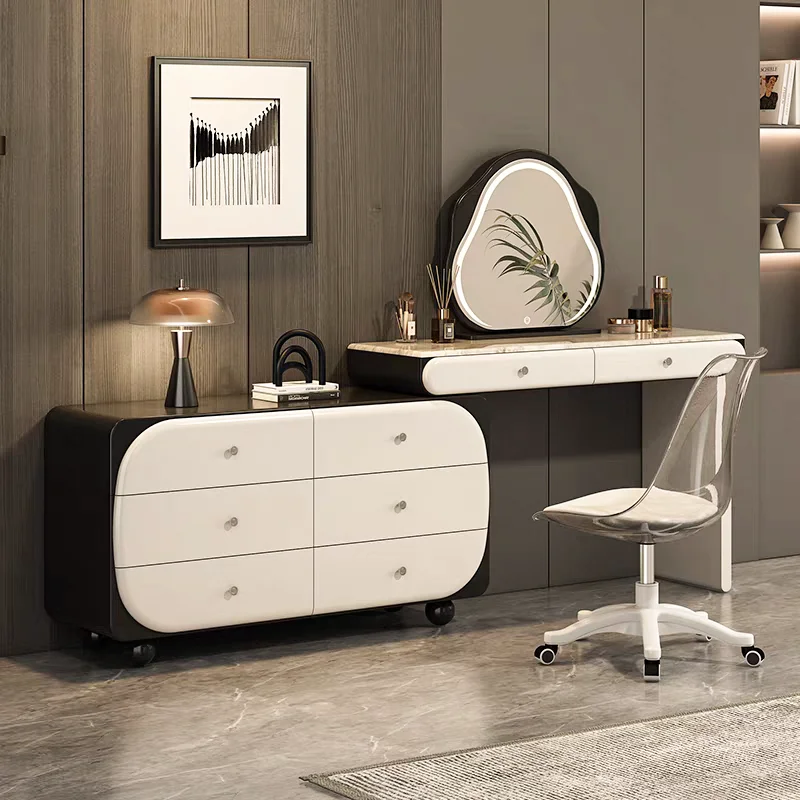 

Modern Bedroom Vanity Table Wood Mini Garden Vintage Dressing Table Mirror Makeup Desk Mesa De Maquillaje Lounge Suite Furniture