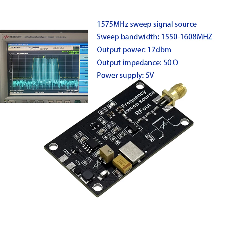 GPS signal source 1575MHz sweep frequency source Navigation positioning isolation source RF module