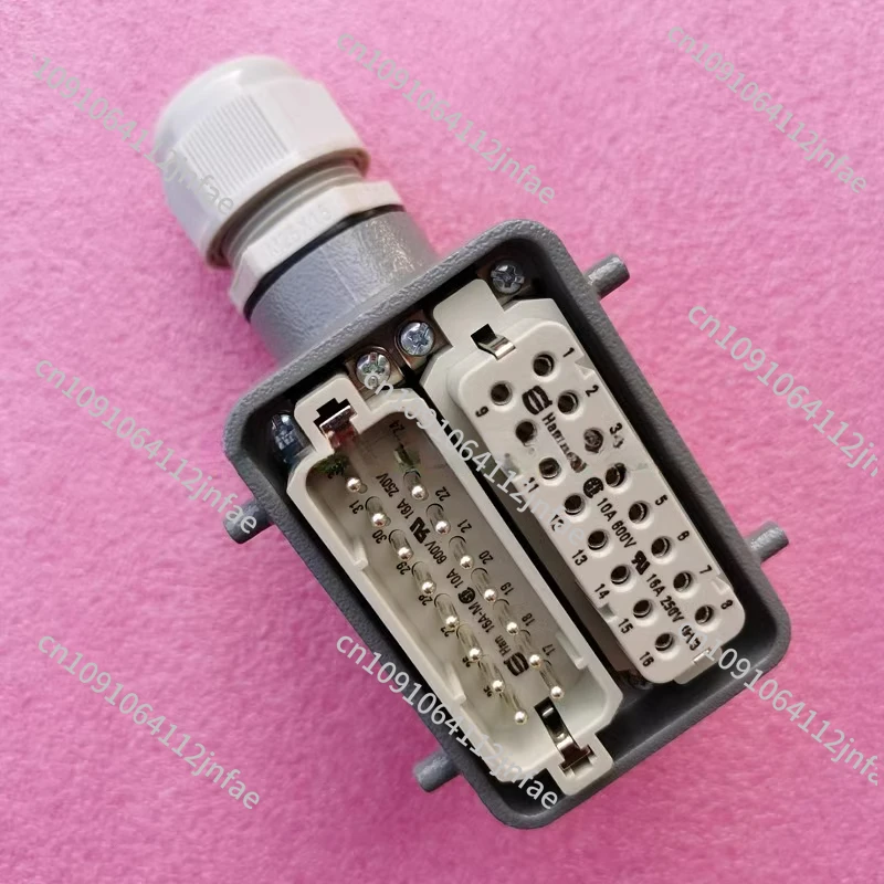 

HAN-16A-M Male Connector Plug, Precision Small P16A/250V, High-Quality Electrical Connector