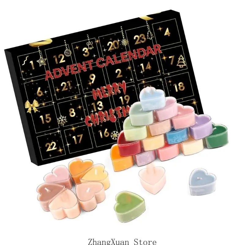 Mini-Duftkerzen-Display-Set, 24-teilig, zur Verwendung auf dem Schlafzimmertisch, 3 x – Detail 5