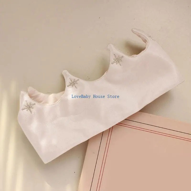 

BX0D Baby Crown Hat Boys Girls Headband Birthday Party Beanie Cap Newborn Shower Gift
