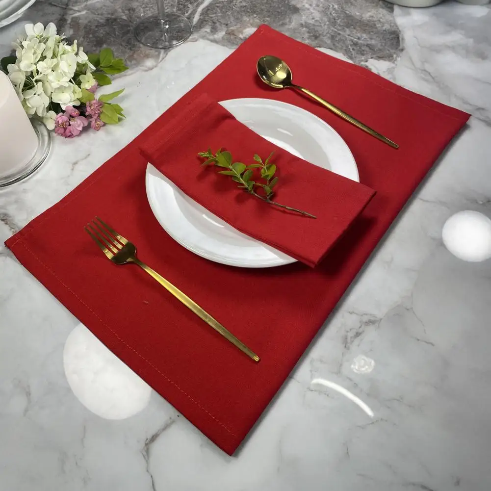 Farmhouse Style Napkins Rustic Linen Napkin Set 16-inch Farmhouse Style Cloth Napkins Solid Color Machine Washable Dining Table