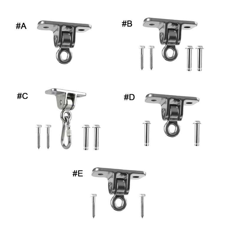 Heavy Duty 850Kg Stainless Steel Swing Hangers Used for Playground Hammock Chair Universal Hanging Snap Hooks