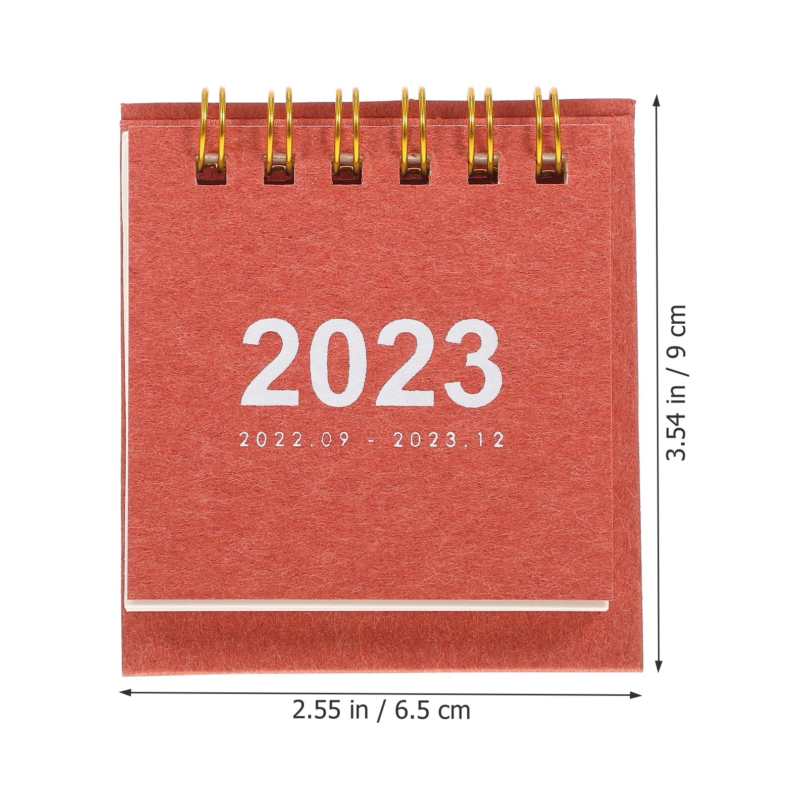 

Mini Tabletop Calendars Small Desk Monthly Red Standing Office Paper Calendar Home Ornament Schedule Planner Memo Teacher Daily