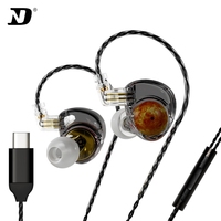 ND Planet Headphones Dynamic Drive HiFi Earphone Stereo Bass Earbud DJ Music Cancelling Sport Headsets with Detachable Cable edx