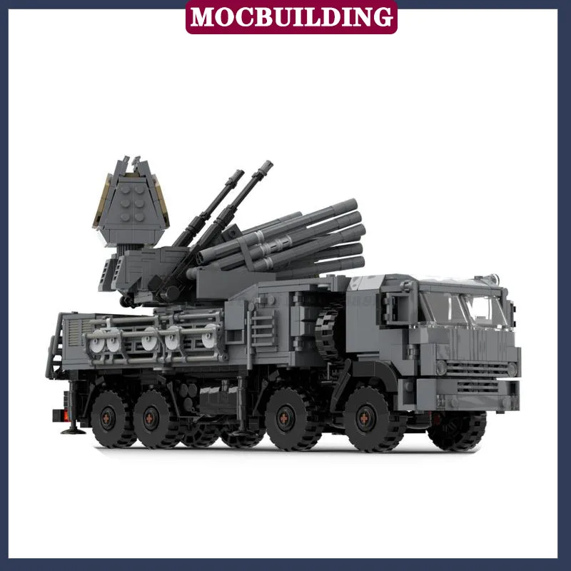 MOC City Military Truck Transport Vehicle System Model Building Block Assembly Track Combat Vehicle Boy Collection Birthday Gift