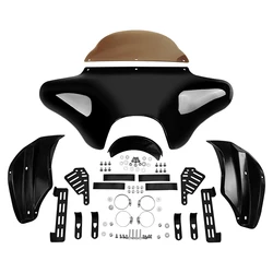 Batwing Fairing Windshield Hardware Kits For Harley Heritage Softail Fat Boy Dyna Touring Road King V Star XVS1100A XVS650A