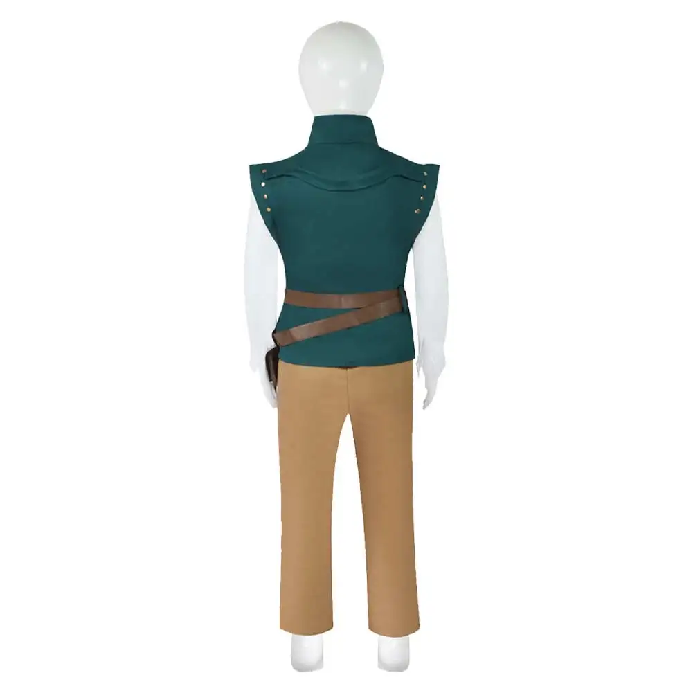 Kids Flynn Cosplay Rider Costume Anime Fantasy Children Boys Vest Pants Shirt Belt Outfits Halloween Carnival Party Suit