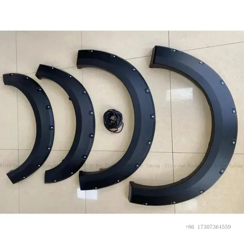 Factory Hot Selling Auto Parts Modification Body Kits S Rivet Style Wheel Arches Widened  Eyebrows 2021-2023 For Raptor F150