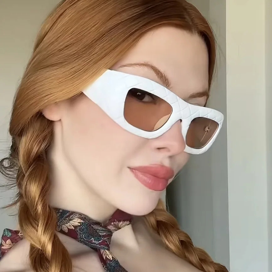 

Brand Design Sunglasses Luxury Fashion European And American Popular Sunglasses Hip Hop Punk Y2K For Women UV400 Eyewear Female