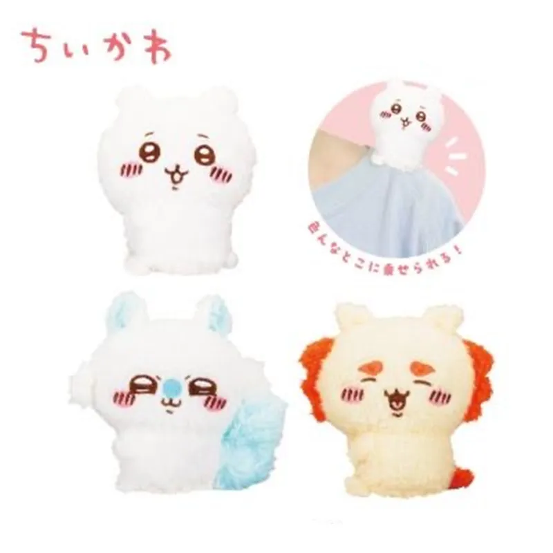 Chiikawa Cartoon Plush Doll Usagi Flying Squirrel Hachiware Plush Magnetic Magnet Doll Small Doll Refrigerator Magnet