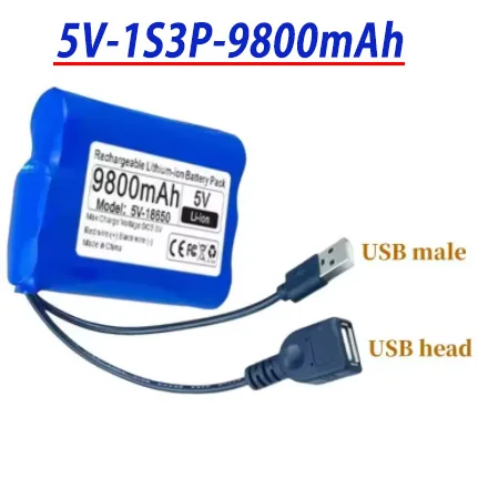 100% جديد microordenador قابل لإعادة الشحن شريحة de un Solo para lampara LED para exteriores de litio de 5 فولت 1s2p 6800 مللي أمبير في الساعة ventilador USB