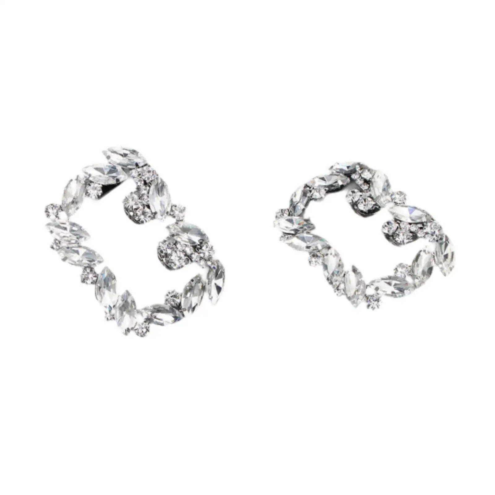 

Crystal Shoe Buckle Alloy Shoe Charm Jewelry Bridal Shoes Accessories for Wedding Party Dress Ornament