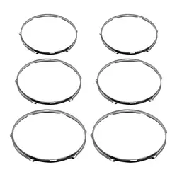 6 Hole Tom Drum Hoop Percussion Instrument Portable 6 Holes Hoop Percussion