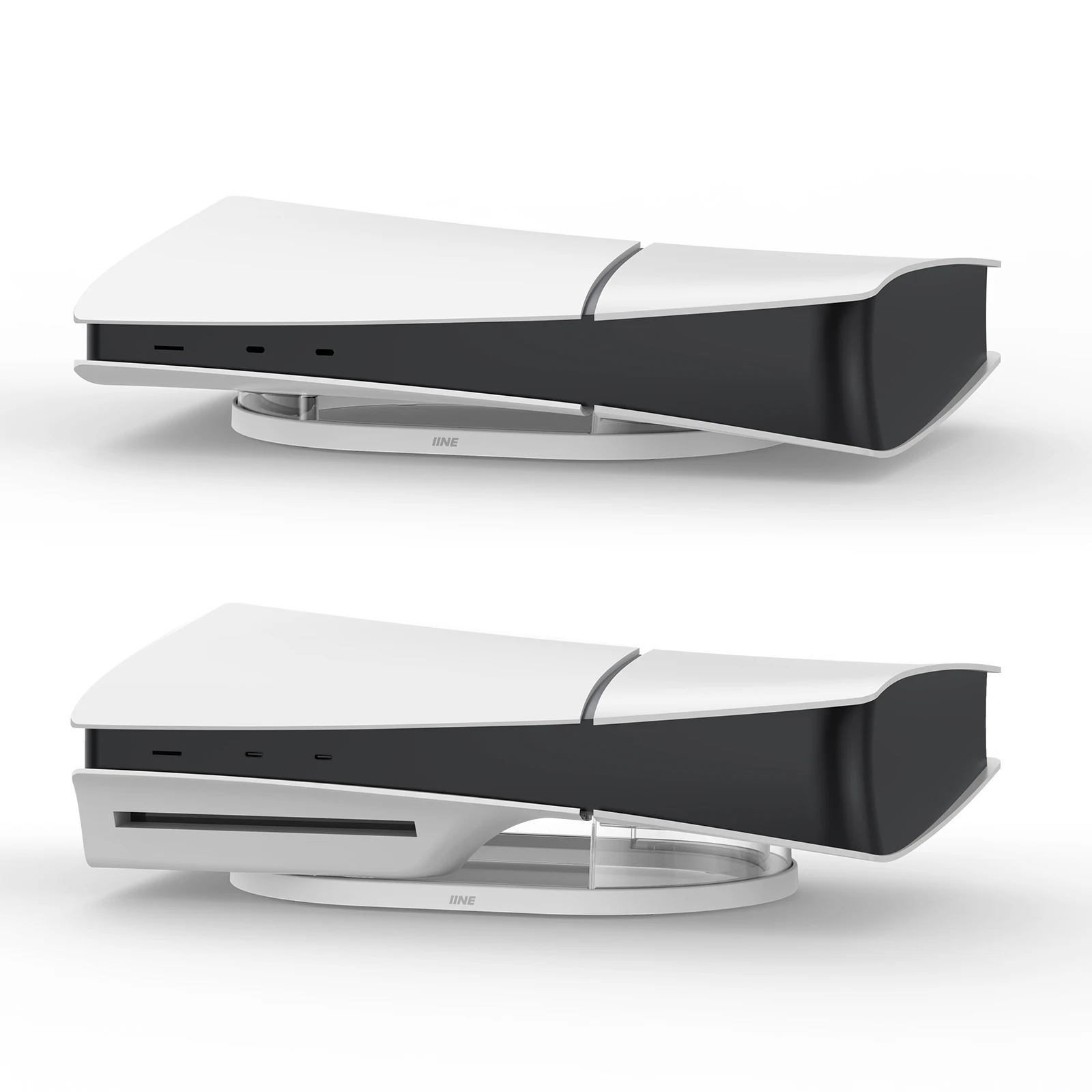 Support horizontal mince IINE PS5 pour disque mince PS5 et édition numérique installation facile support antidérapant anti-chute