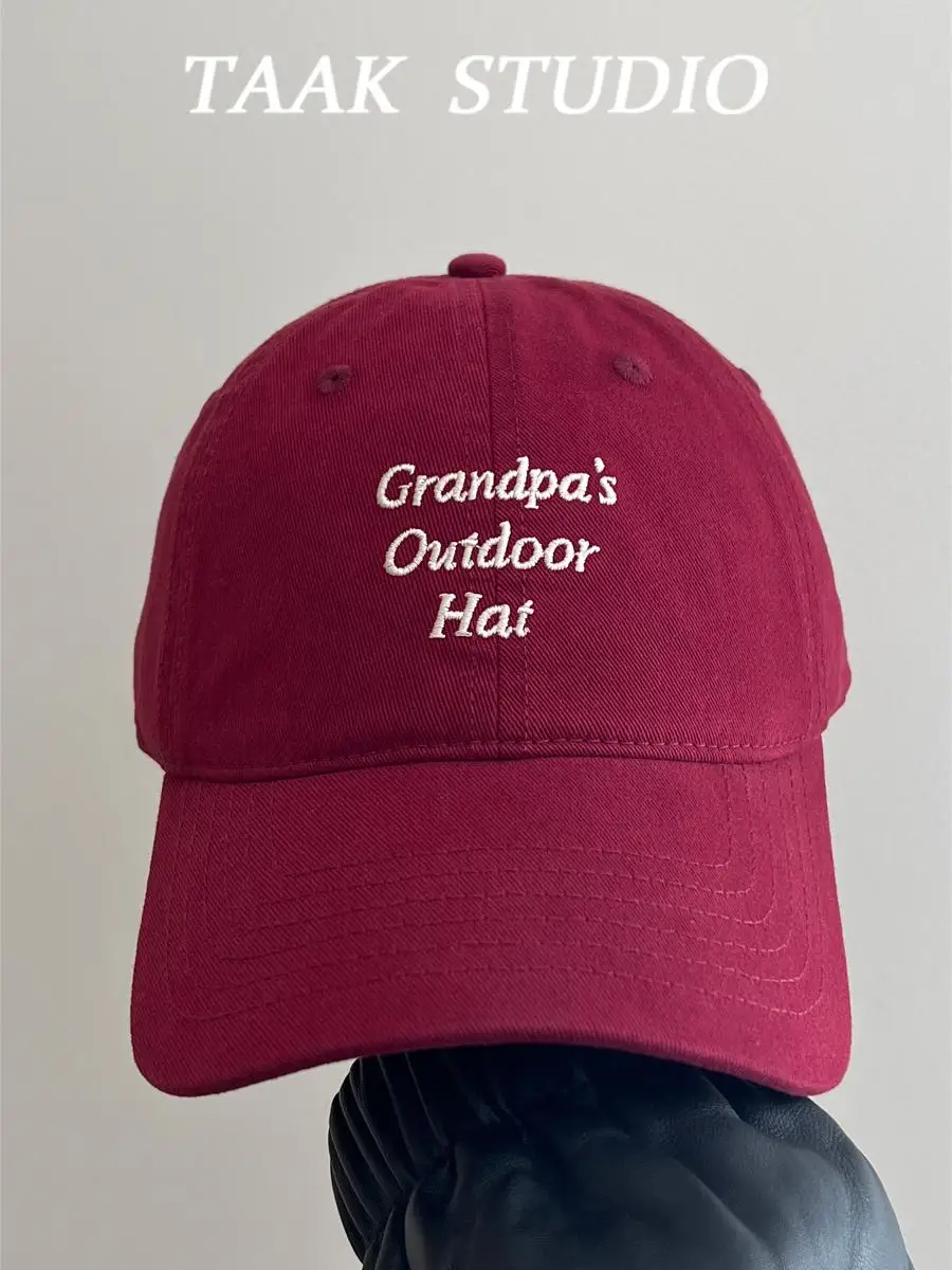 

Letter embroidered baseball cap versatile street cap spring and summer couple trendy man