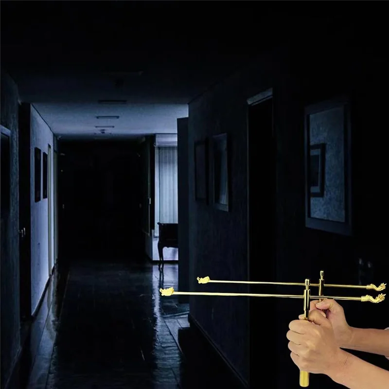 

B97A-Copper Dowsing Rods Detachable, Easy To Carry, Easy To Operate, Suitable For Various Occasions