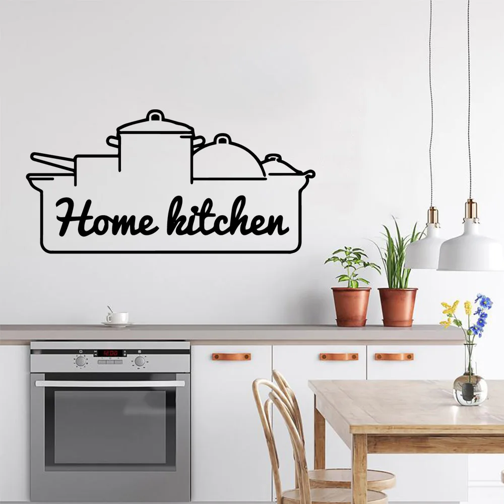 1PC Excellent Kitchen Family Wall Stickers Mural Art Home Decor Study Room Vinyl Decals