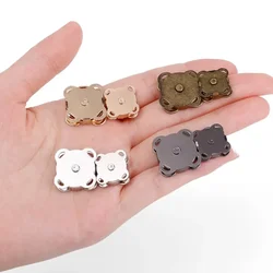 10set Bags Magnetic Snap Button Fasteners Clasps Buttons Handbag Purse Wallet Craft Bags Parts Mini Adsorption Buckle 14/18mm