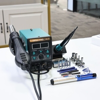 YIHUA 8786D-I Rework Station Hot Air Gun Soldering Iron Gun 2-in-1 GBA SMD Welding Tool Sleep Mode Cool Air Conversion