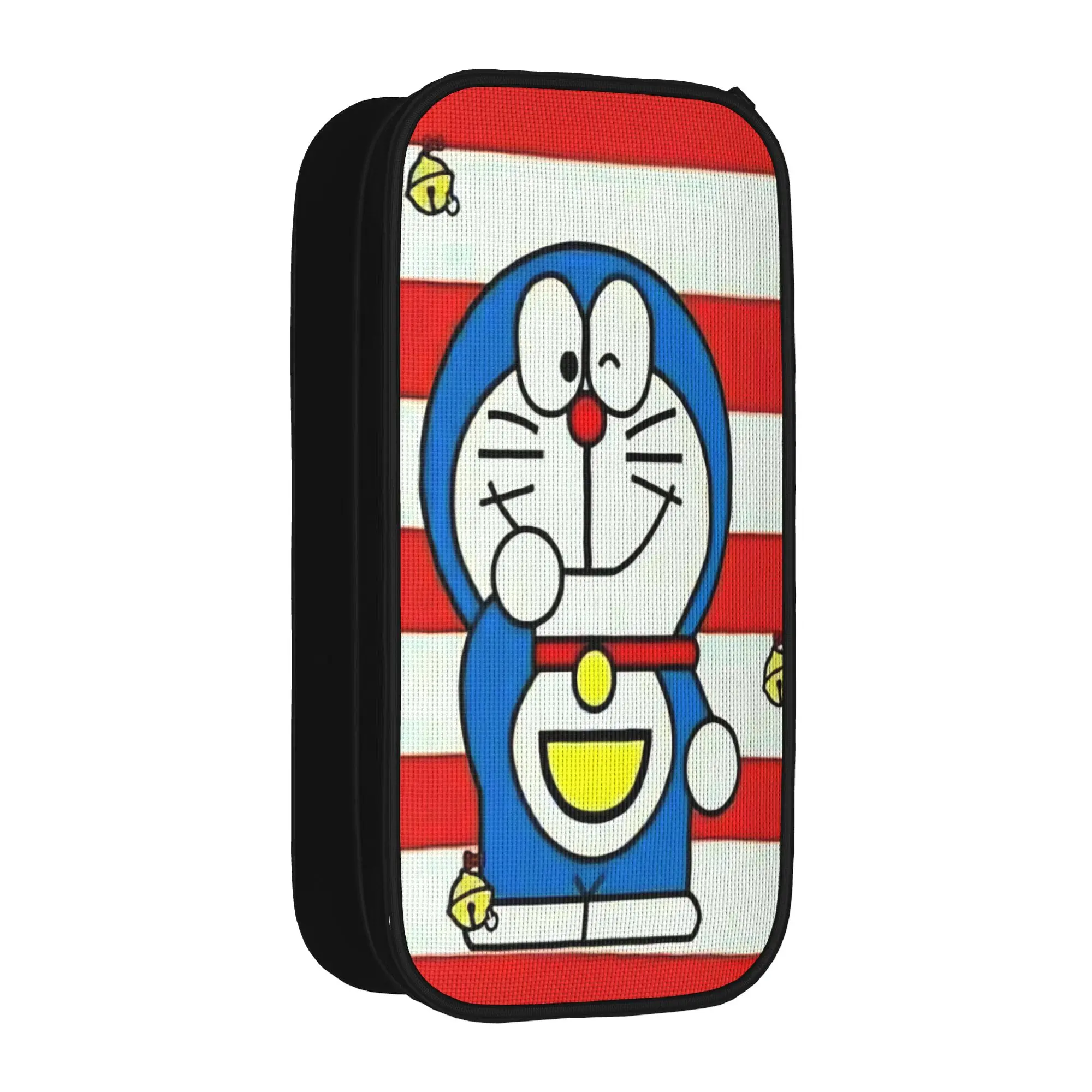doraemons blue cats cat Pencil Cases Classic Pen Bags Student Big Capacity School Supplies Cosmetic Pencilcases