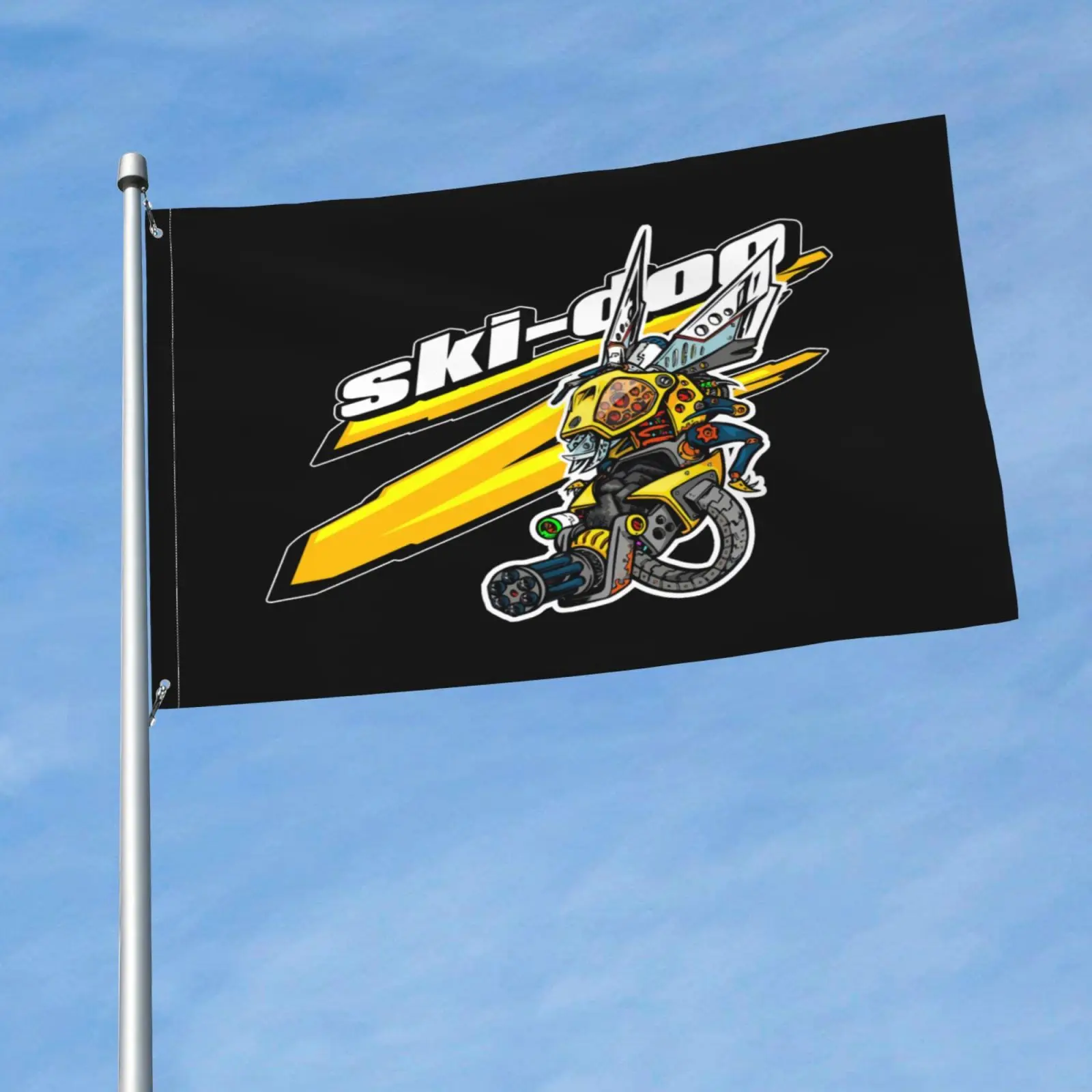 Ski Doo Ski Doo Logo Snowmobiles Snow Mobiles Flag Banner Flying Art Decor Business Advertisement Party Sports Club