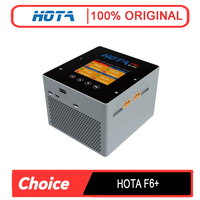 HOTA F6+ AC 500W DC 1000W 15A Balance Charger 4-CH Intelligent for Lipo Li-ion NiMH RC FPV Drone Battery