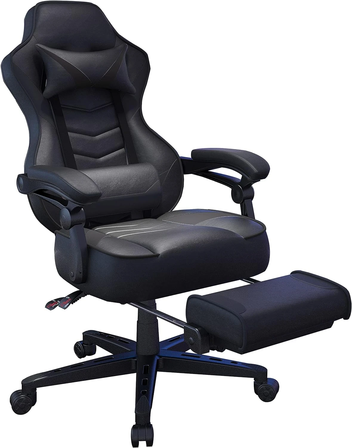 

Gaming Chair, Reclining Computer Chair with Footrest and Lumbar Support,High Back Ergonomic Gamer Chair for Adults