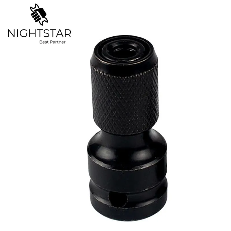 Krachtige 1Pcs 1/2 "สี่เหลี่ยม1/4" Hex Ratchet Socket ประแจซ็อกเก็ตชุดประแจไดรฟ์ Converter ผลกระทบเครื่องมือ