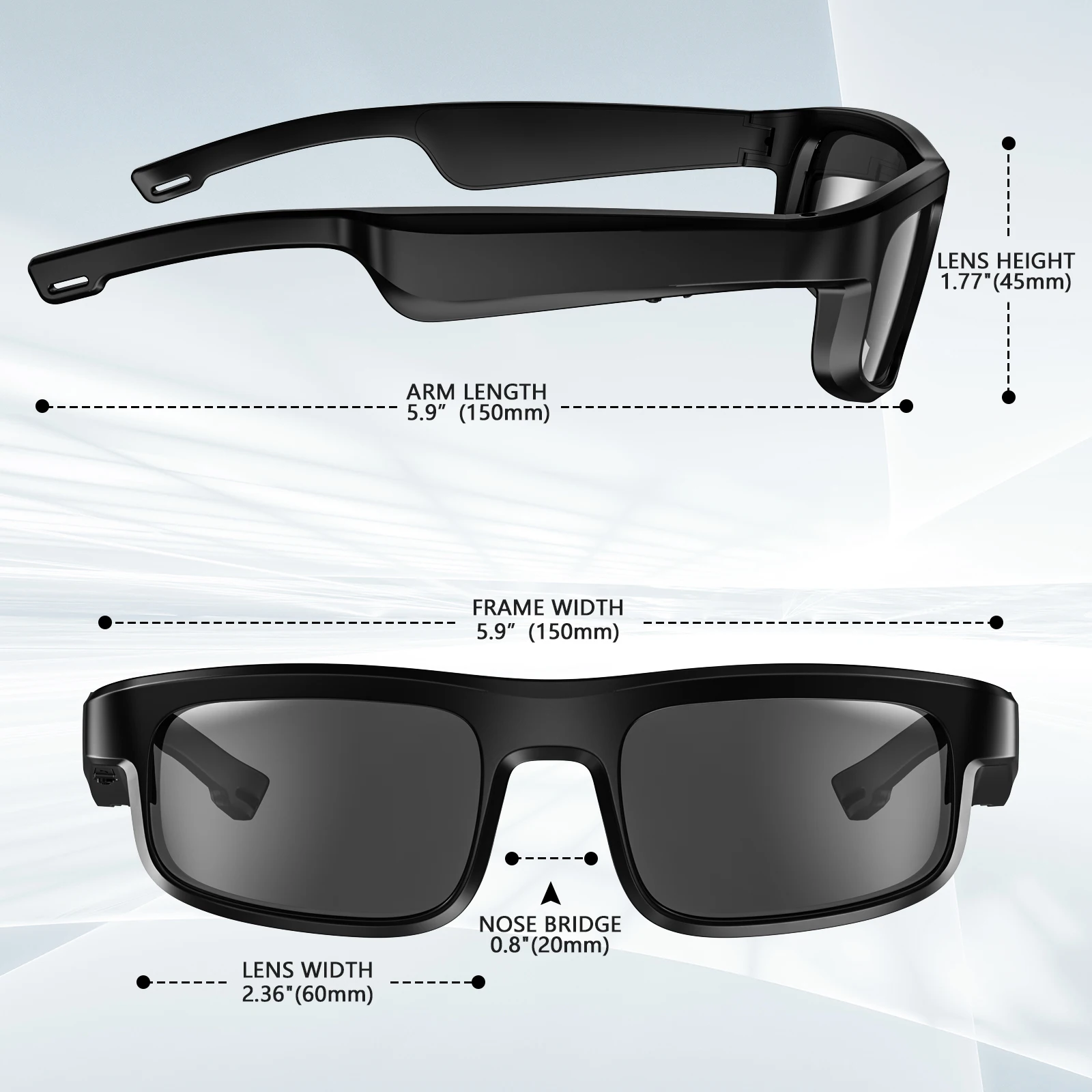 

M8 Pro Smart Glasses Bluetooth Sunglasses for Call Music Air Fishing Goggles Camping Hiking Road Driving Eyewear Sport bicycle
