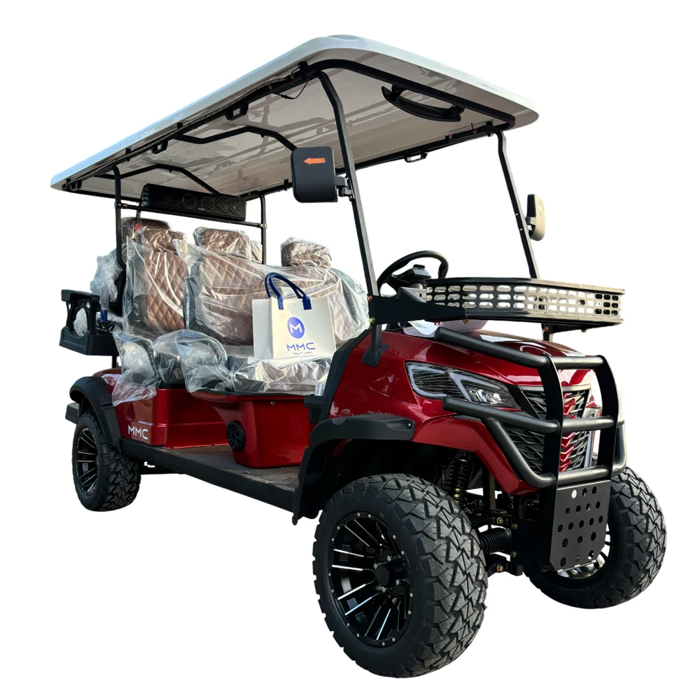 Factory Customized Golf Cart Body Seat Color Free Customization 2 4 6 8 10 Seats Optional Dot Certified Glass Wheels For Sales