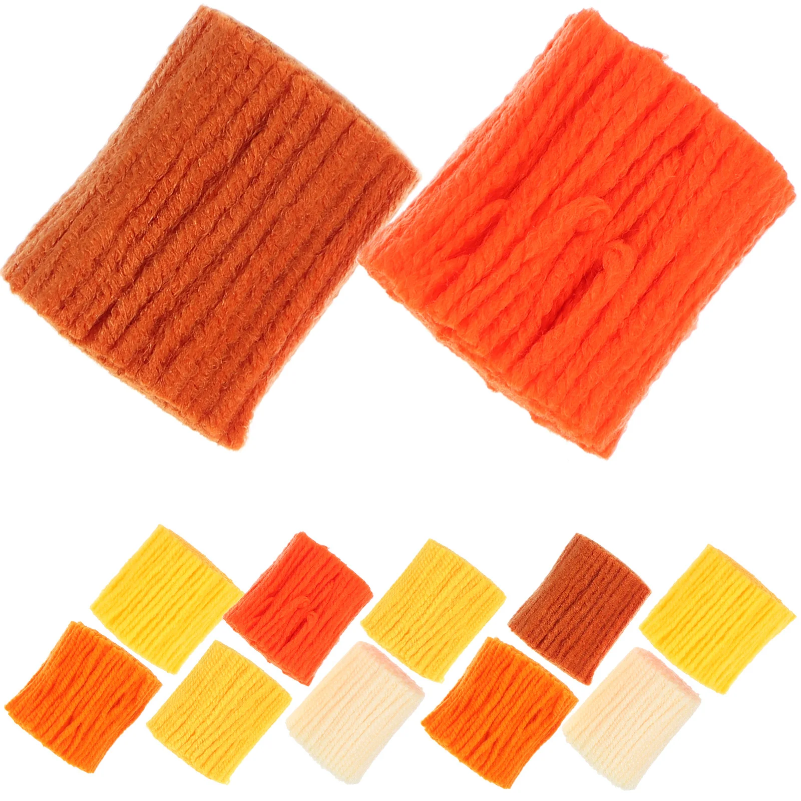 

12Pcs Tufting Yarn for Rug Making Acrylic Fiber DIY Crochet Latch Hook Yarn Craft Kit Home Decor Supplies Rug Making