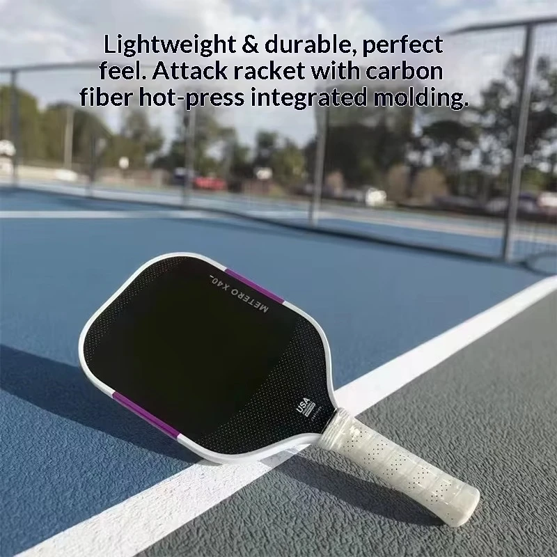 T700 Raw Carbon Fiber Pickleball Paddle Thermoformed Unibody Perimeter Foam Injected Gen 4 Professional Racket USAPA Approved