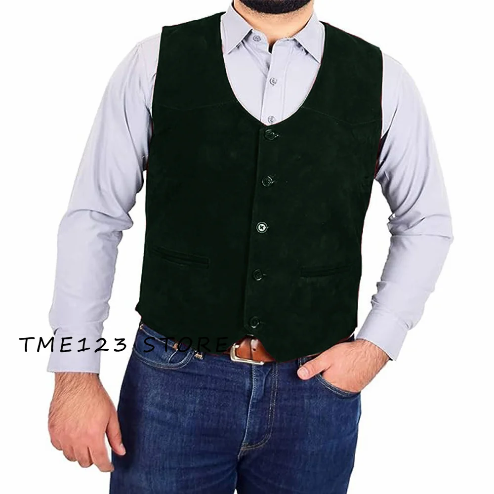 Men's Velveteen Business Vest Suit Jackets Formal Man Ambo Steampunk Vests for Men  Elegant Suits Waistcoat Gilet Mens Fan