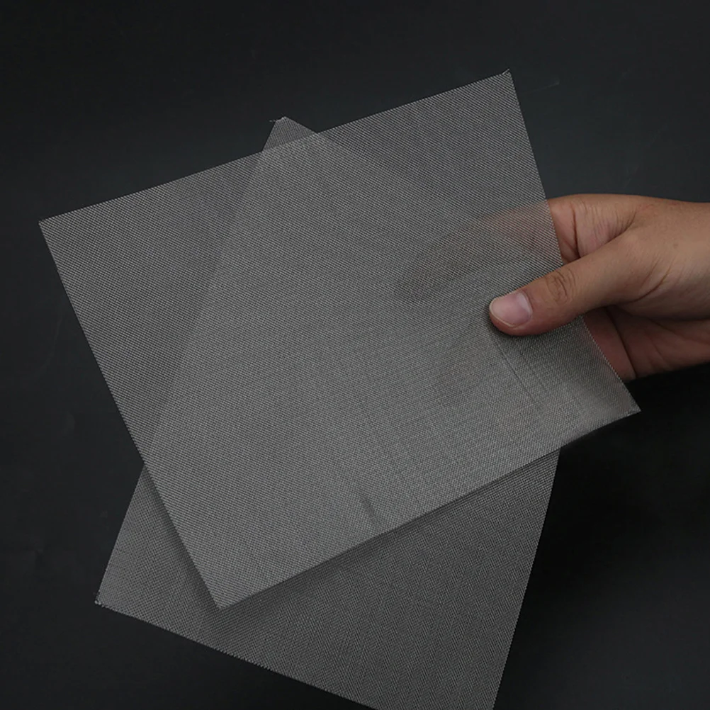 8Pcs Stainless Steel Wire Mesh Car Bumper Repair Kit Quick Fix Holes Durable Reinforcement Easy to Use Mesh Screen Repair Kit