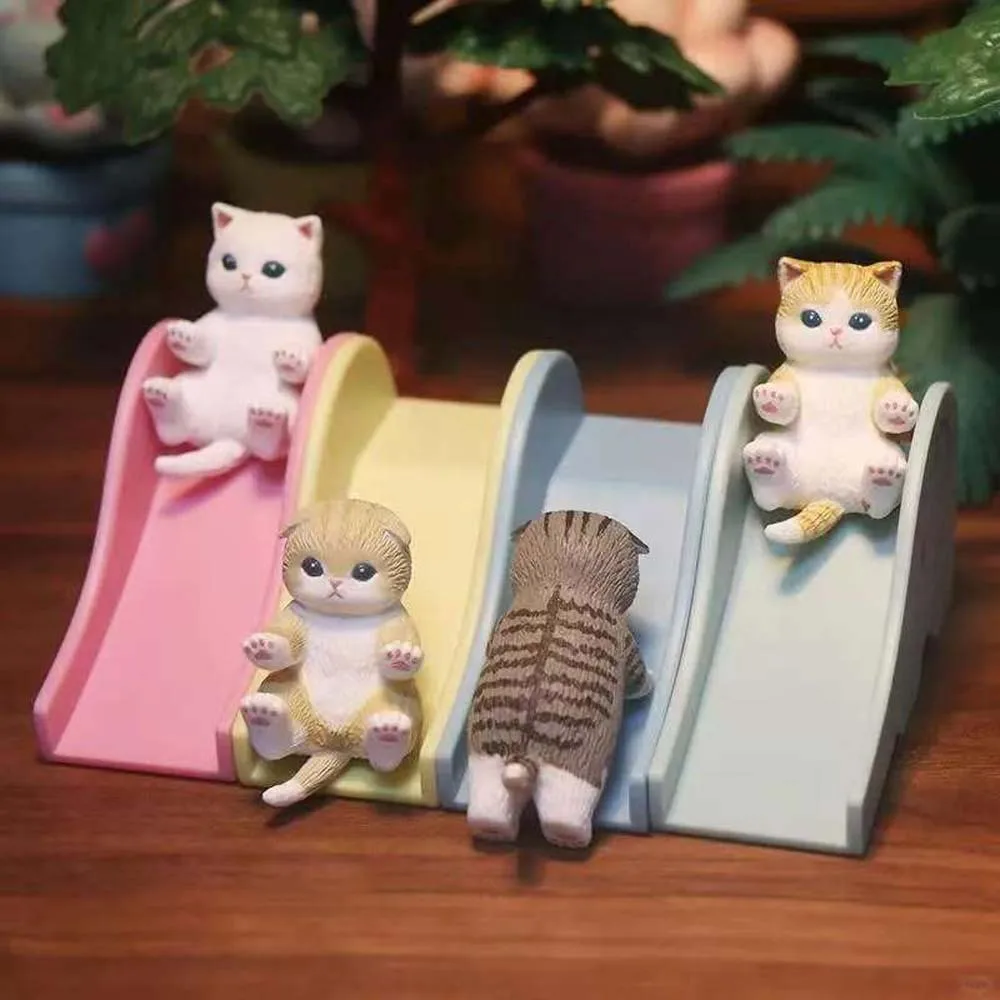 Mofusand Blind Box Spielzeug Slide Serie Katze Nette Anime Action Figur Puppe Desktop Dekoration Sammlung Kinder Geburtstag Geschenke