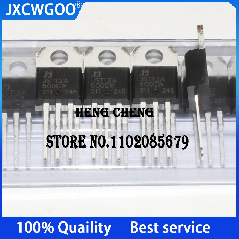 10PCS 100% New Original  JST12A-600CW JST12A600CW TO-220 Thyristor (thyristor)/module