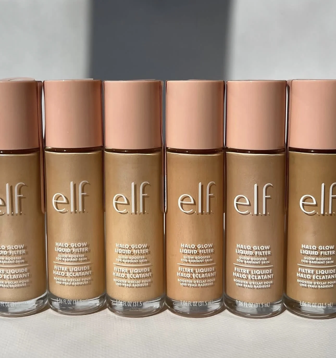 31.5ml E.l.f. Halo Glow Liquid Filter, Corrector Multifuncional Eficiente de Cobertura Total, Potenciador de Brillo para una Piel Radiante, para Todo Tipo de Piel