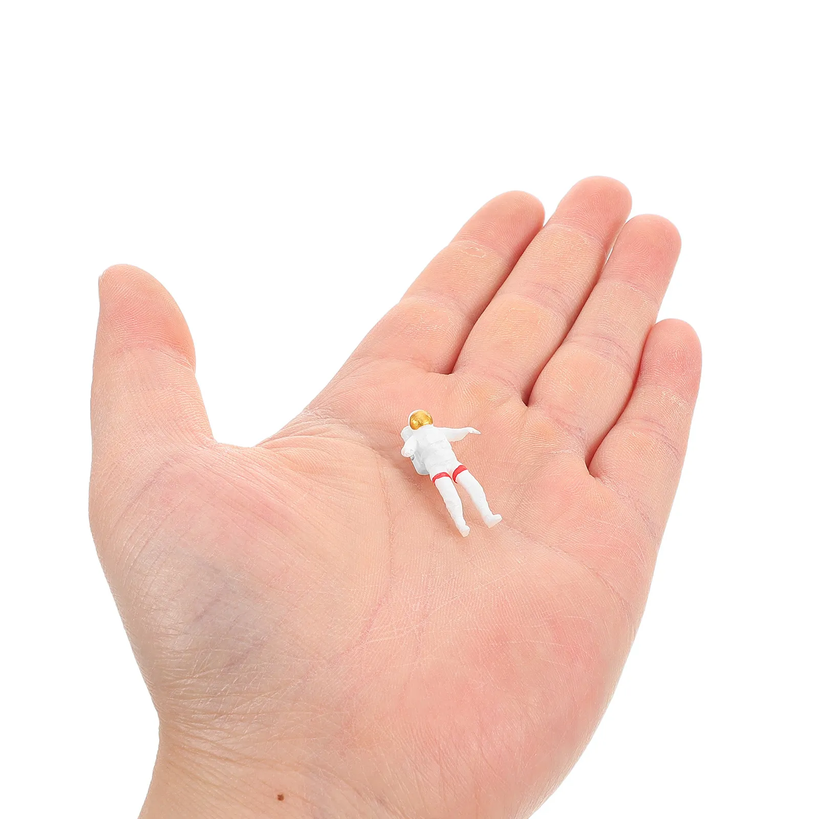1:64 Miniature Astronaut Resin Statue Space Theme Desktop Decor Nursery Room Outer Space Birthday Cake Party Favor