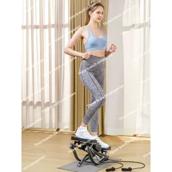 Home Walking Left and Right Stepping Stepper with Drawstring Mute Small Sports Fitness Equipment in-Place Climbing Pedal